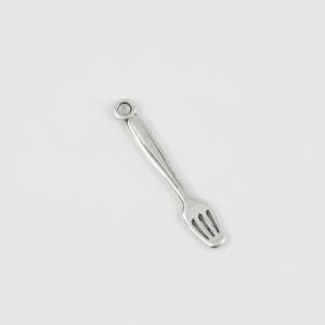 Metal Fork Silver 2.5x0.6cm