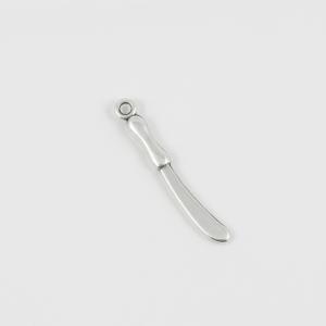 Metal Knife Silver 2.5x0.6cm