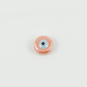 Ceramic Round Eye Salmon 1.3cm
