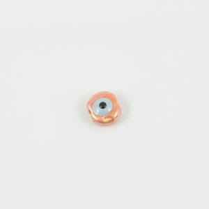 Κεραμικό Στρογγυλό Μάτι Σομόν 1cm
