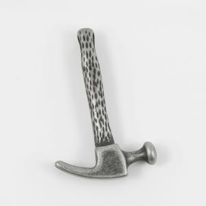 Steel Hammer Silver 4.5x2.8cm