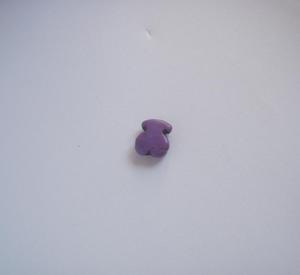 Teddy Bear Howlite Purple (1x1cm)