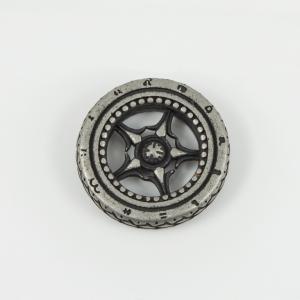Steel Wheel Silver 3cm