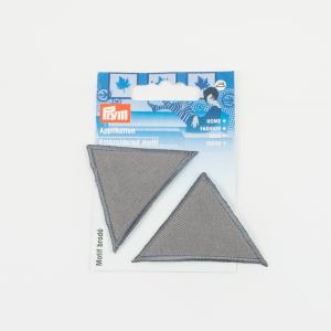 Patch Triangle Gray 6x5.2cm