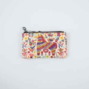 Wallet Horse White-Multicolored