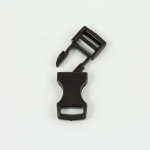 Plastic Clip Black 5.2x2.2cm