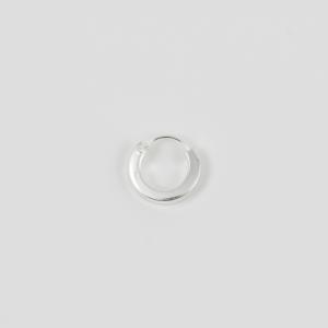 Earring Hoop Silver 1.1cm