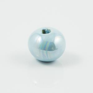 Ceramic Bead Light Blue 2cm