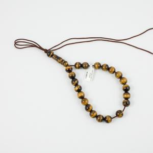 Χάντρες Μάτι της Τίγρης 12mm (23τμχ)