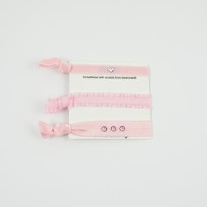 Set Bracelets Pink Swarovski