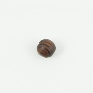 Wooden Bead Brown-Black 14mm