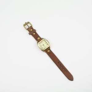 Watch Square Brown Strap