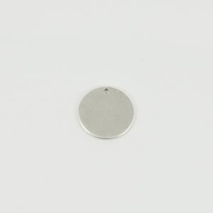 Metal Pendant Silver 1.5cm