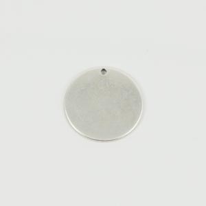 Metal Pendant Silver 2.1cm