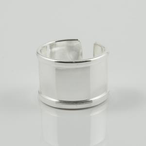 Metal Ring Silver 2.2x1.5cm