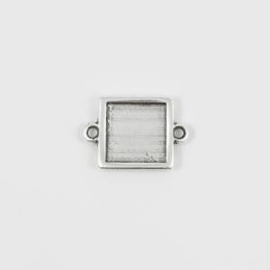 Square for Liquid Glass Silver 2.2x1.5cm
