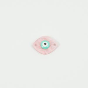 Eye Plexiglass Pink 2.6x2.2cm