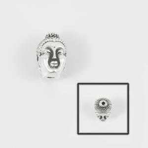 Metal Buddha Silver 1.2x0.8cm
