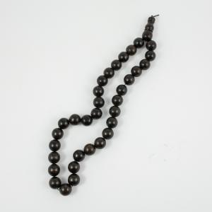 Beads Round Ebony (34pcs) 1.5cm