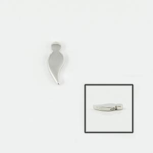 Σταγόνα Μπαμπάς Ασημί 1.3x0.5cm