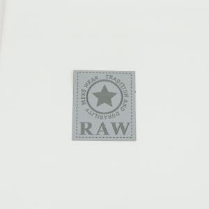 Iron-On Patch "Raw" Gray