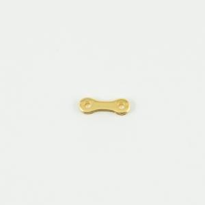 Item Two Connectors Gold 12x4mm