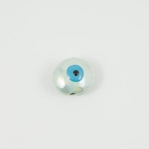 Ceramic Eye Seafoam 3.3x2.8cm