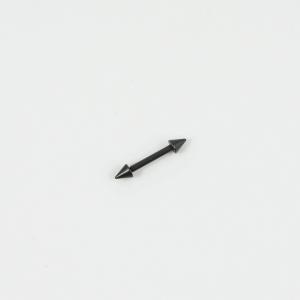 Μπάρα Τιτανίου Κώνοι Black 1.6x0.3cm