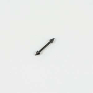 Μπάρα Τιτανίου Κώνοι Black 1.7x0.3cm