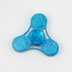 Fidget Spinner Blue Splashes 6.5x6.5cm