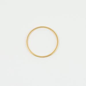 Circle Outline Gold 2.6cm