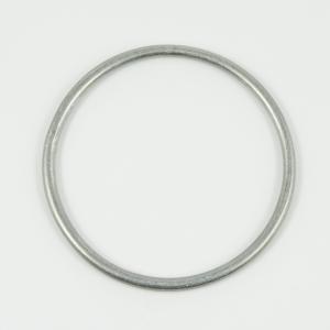 Metal Circle Silver 7.4cm