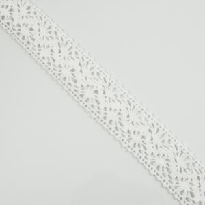 Knitted Ribbon White 3.5cm