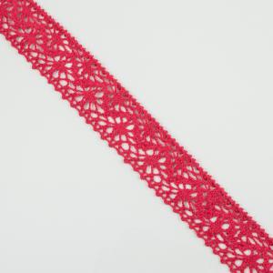Knitted Ribbon Red 3.5cm