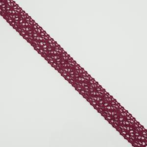 Knitted Ribbon Cherry 2.5cm