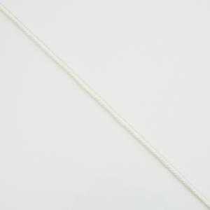 Στριφτό Κορδόνι Λευκό 2.5mm