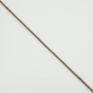 Twisted Cord Brown 2.5mm