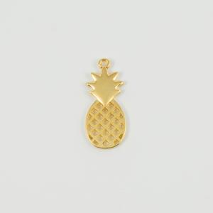 Metal Pineapple Gold 3x1.4cm