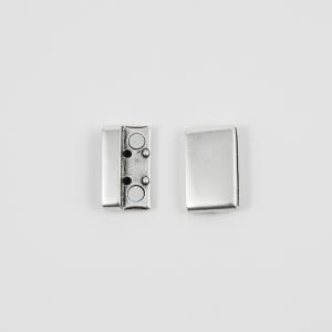 Magnetic Clasp Silver 2.7x2.2cm