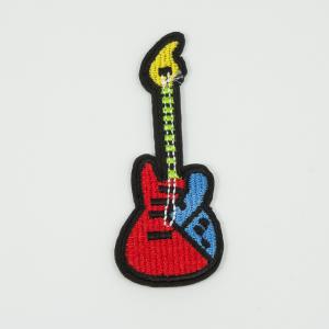Iron-On Patch Guitar