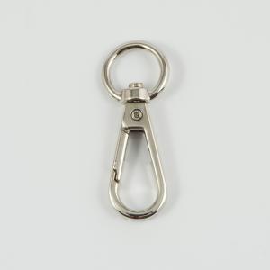 Clasp Hook Silver 4.9x1.8cm