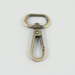 Clasp Hook Bronze 4.7x2.5cm