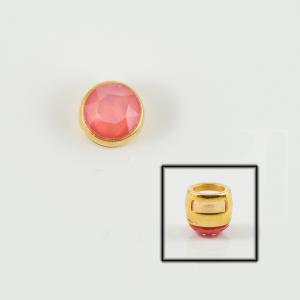 Gold Item Crystal Coral 9mm