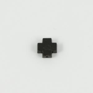Ξύλινος Σταυρός Μαύρος 9x8mm