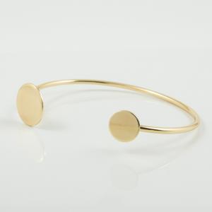 Bracelet Circle Gold 6.2x5.3cm