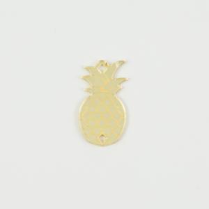 Pineapple Plexiglass Gold 2.9x1.6cm
