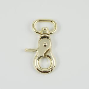 Clasp Hook Gold 5.7x2.5cm