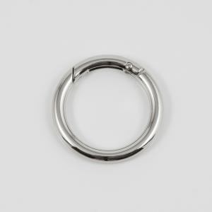 Metal Hoop Round Silver 4cm
