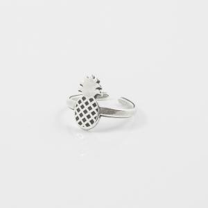 Ring Pineapple Silver 2x2.1cm