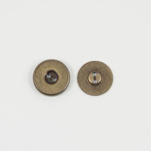 Magnetic Sew-on Button Bronze 1.7cm